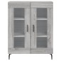 vidaXL Credenza Grigio Sonoma 69,5x34x180 cm in Legno Multistrato vidaXL Credenza Grigio Sonoma 69,5x34x180 cm in Legno Multistrato