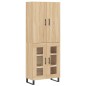 vidaXL Credenza Rovere Sonoma 69,5x34x180 cm in Legno Multistrato vidaXL Credenza Rovere Sonoma 69,5x34x180 cm in Legno Multistrato