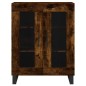 vidaXL Credenza Rovere Fumo  69,5x34x180 cm in Legno Multistrato