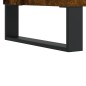 vidaXL Credenza Rovere Fumo  69,5x34x180 cm in Legno Multistrato