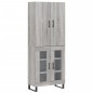 vidaXL Credenza Grigio Sonoma 69,5x34x180 cm in Legno Multistrato vidaXL Credenza Grigio Sonoma 69,5x34x180 cm in Legno Multistrato