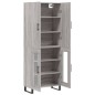 vidaXL Credenza Grigio Sonoma 69,5x34x180 cm in Legno Multistrato vidaXL Credenza Grigio Sonoma 69,5x34x180 cm in Legno Multistrato