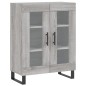 vidaXL Credenza Grigio Sonoma 69,5x34x180 cm in Legno Multistrato vidaXL Credenza Grigio Sonoma 69,5x34x180 cm in Legno Multistrato