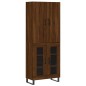 vidaXL Credenza Rovere Marrone 69,5x34x180 cm in Legno Multistrato vidaXL Credenza Rovere Marrone 69,5x34x180 cm in Legno Multistrato