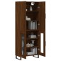 vidaXL Credenza Rovere Marrone 69,5x34x180 cm in Legno Multistrato vidaXL Credenza Rovere Marrone 69,5x34x180 cm in Legno Multistrato