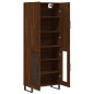 vidaXL Credenza Rovere Marrone 69,5x34x180 cm in Legno Multistrato vidaXL Credenza Rovere Marrone 69,5x34x180 cm in Legno Multistrato