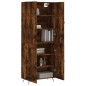 vidaXL Credenza Rovere Fumo 69,5x34x180 cm in Legno Multistrato vidaXL Credenza Rovere Fumo 69,5x34x180 cm in Legno Multistrato
