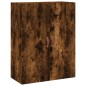 vidaXL Credenza Rovere Fumo 69,5x34x180 cm in Legno Multistrato vidaXL Credenza Rovere Fumo 69,5x34x180 cm in Legno Multistrato