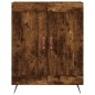 vidaXL Credenza Rovere Fumo 69,5x34x180 cm in Legno Multistrato vidaXL Credenza Rovere Fumo 69,5x34x180 cm in Legno Multistrato