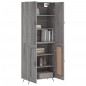 vidaXL Credenza Grigio Sonoma 69,5x34x180 cm in Legno Multistrato vidaXL Credenza Grigio Sonoma 69,5x34x180 cm in Legno Multistrato