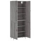 vidaXL Credenza Grigio Sonoma 69,5x34x180 cm in Legno Multistrato vidaXL Credenza Grigio Sonoma 69,5x34x180 cm in Legno Multistrato