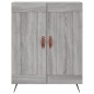 vidaXL Credenza Grigio Sonoma 69,5x34x180 cm in Legno Multistrato vidaXL Credenza Grigio Sonoma 69,5x34x180 cm in Legno Multistrato