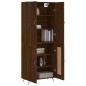 vidaXL Credenza Rovere Marrone 69,5x34x180 cm in Legno Multistrato vidaXL Credenza Rovere Marrone 69,5x34x180 cm in Legno Multistrato