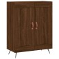 vidaXL Credenza Rovere Marrone 69,5x34x180 cm in Legno Multistrato vidaXL Credenza Rovere Marrone 69,5x34x180 cm in Legno Multistrato