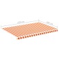 Tessuto di Ricambio per Tenda da Sole Giallo e Arancio 4,5x3 m Tessuto di Ricambio per Tenda da Sole Giallo e Arancio 4,5x3 m