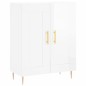 vidaXL Credenza Bianco Lucido 69,5x34x180 cm in Legno Multistrato vidaXL Credenza Bianco Lucido 69,5x34x180 cm in Legno Multistrato