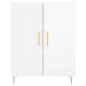 vidaXL Credenza Bianco Lucido 69,5x34x180 cm in Legno Multistrato vidaXL Credenza Bianco Lucido 69,5x34x180 cm in Legno Multistrato