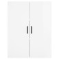 vidaXL Credenza Bianco Lucido 69,5x34x180 cm in Legno Multistrato vidaXL Credenza Bianco Lucido 69,5x34x180 cm in Legno Multistrato