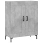 vidaXL Credenza Grigio Cemento 69,5x34x180 cm in Legno Multistrato vidaXL Credenza Grigio Cemento 69,5x34x180 cm in Legno Multistrato