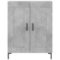 vidaXL Credenza Grigio Cemento 69,5x34x180 cm in Legno Multistrato vidaXL Credenza Grigio Cemento 69,5x34x180 cm in Legno Multistrato
