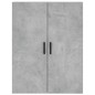 vidaXL Credenza Grigio Cemento 69,5x34x180 cm in Legno Multistrato vidaXL Credenza Grigio Cemento 69,5x34x180 cm in Legno Multistrato
