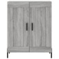 vidaXL Credenza Grigio Sonoma 69,5x34x180 cm in Legno Multistrato vidaXL Credenza Grigio Sonoma 69,5x34x180 cm in Legno Multistrato