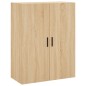 vidaXL Credenza Rovere Sonoma 69,5x34x180 cm in Legno Multistrato vidaXL Credenza Rovere Sonoma 69,5x34x180 cm in Legno Multistrato