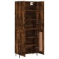 vidaXL Credenza Rovere Fumo 69,5x34x180 cm in Legno Multistrato vidaXL Credenza Rovere Fumo 69,5x34x180 cm in Legno Multistrato