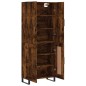 vidaXL Credenza Rovere Fumo 69,5x34x180 cm in Legno Multistrato vidaXL Credenza Rovere Fumo 69,5x34x180 cm in Legno Multistrato
