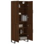 vidaXL Credenza Rovere Marrone 69,5x34x180 cm in Legno Multistrato vidaXL Credenza Rovere Marrone 69,5x34x180 cm in Legno Multistrato