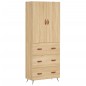 vidaXL Credenza Rovere Sonoma 69,5x34x180 cm in Legno Multistrato vidaXL Credenza Rovere Sonoma 69,5x34x180 cm in Legno Multistrato
