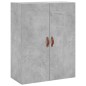 vidaXL Credenza Grigio Cemento 69,5x34x180 cm in Legno Multistrato vidaXL Credenza Grigio Cemento 69,5x34x180 cm in Legno Multistrato