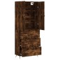 vidaXL Credenza Rovere Fumo 69,5x34x180 cm in Legno Multistrato vidaXL Credenza Rovere Fumo 69,5x34x180 cm in Legno Multistrato