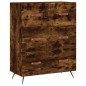 vidaXL Credenza Rovere Fumo 69,5x34x180 cm in Legno Multistrato vidaXL Credenza Rovere Fumo 69,5x34x180 cm in Legno Multistrato