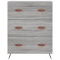 vidaXL Credenza Grigio Sonoma 69,5x34x180 cm in Legno Multistrato vidaXL Credenza Grigio Sonoma 69,5x34x180 cm in Legno Multistrato