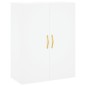 vidaXL Credenza Bianca 69,5x34x180 cm in Legno Multistrato vidaXL Credenza Bianca 69,5x34x180 cm in Legno Multistrato