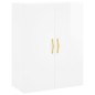vidaXL Credenza Bianco Lucido 69,5x34x180 cm in Legno Multistrato vidaXL Credenza Bianco Lucido 69,5x34x180 cm in Legno Multistrato