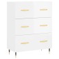 vidaXL Credenza Bianco Lucido 69,5x34x180 cm in Legno Multistrato vidaXL Credenza Bianco Lucido 69,5x34x180 cm in Legno Multistrato