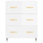 vidaXL Credenza Bianco Lucido 69,5x34x180 cm in Legno Multistrato vidaXL Credenza Bianco Lucido 69,5x34x180 cm in Legno Multistrato