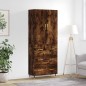 vidaXL Credenza Rovere Fumo 69,5x34x180 cm in Legno Multistrato vidaXL Credenza Rovere Fumo 69,5x34x180 cm in Legno Multistrato