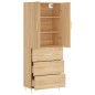 vidaXL Credenza Rovere Sonoma 69,5x34x180 cm in Legno Multistrato vidaXL Credenza Rovere Sonoma 69,5x34x180 cm in Legno Multistrato