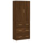 vidaXL Credenza Rovere Marrone 69,5x34x180 cm in Legno Multistrato vidaXL Credenza Rovere Marrone 69,5x34x180 cm in Legno Multistrato