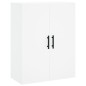 vidaXL Credenza Bianca 69,5x34x180 cm in Legno Multistrato vidaXL Credenza Bianca 69,5x34x180 cm in Legno Multistrato