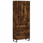 vidaXL Credenza Rovere Fumo 69,5x34x180 cm in Legno Multistrato vidaXL Credenza Rovere Fumo 69,5x34x180 cm in Legno Multistrato