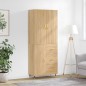 vidaXL Credenza Rovere Sonoma 69,5x34x180 cm in Legno Multistrato vidaXL Credenza Rovere Sonoma 69,5x34x180 cm in Legno Multistrato