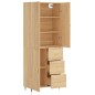 vidaXL Credenza Rovere Sonoma 69,5x34x180 cm in Legno Multistrato vidaXL Credenza Rovere Sonoma 69,5x34x180 cm in Legno Multistrato
