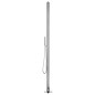 vidaXL Doccia da Giardino 220 cm in Acciaio Inossidabile