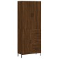 vidaXL Credenza Rovere Marrone 69,5x34x180 cm in Legno Multistrato vidaXL Credenza Rovere Marrone 69,5x34x180 cm in Legno Multistrato