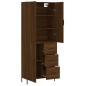 vidaXL Credenza Rovere Marrone 69,5x34x180 cm in Legno Multistrato vidaXL Credenza Rovere Marrone 69,5x34x180 cm in Legno Multistrato