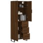 vidaXL Credenza Rovere Marrone 69,5x34x180 cm in Legno Multistrato vidaXL Credenza Rovere Marrone 69,5x34x180 cm in Legno Multistrato